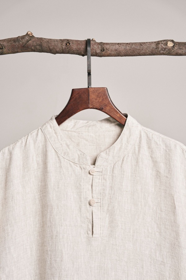 Garment source: linen shirt product photo